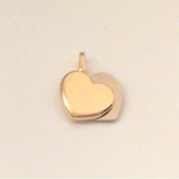 CARTIER 18k White & Rose Gold Double Sliding Hearts Pendant - Picture 2 of 8